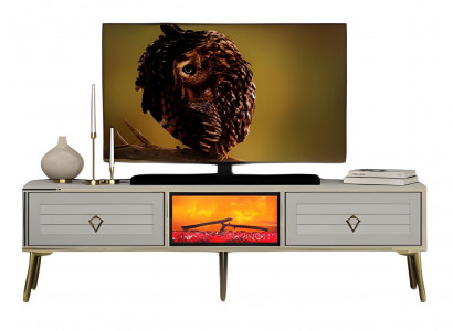 Sideboard TV Lowboard Dekokamin Elektrokamin Wohnzimmerschrank Elegant