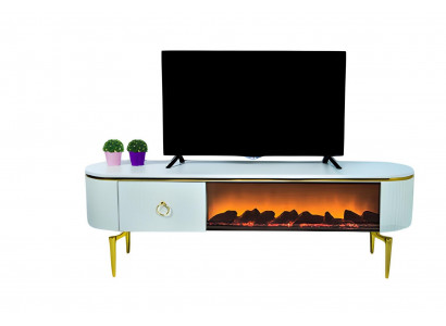 TV Sideboard Dekokamin Elektrokamin Wohnzimmerschrank Modern Stilvoll