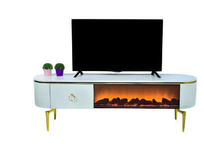 TV Sideboard Dekokamin Elektrokamin Wohnzimmerschrank Modern Stilvoll