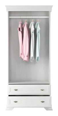 Garderobenschrank Kleiderschrank Schlafzimmerschrank Holzschrank Weiß