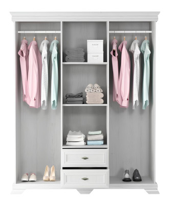 Stoffschrank Kleiderschrank Garderobenschrank Kleiderstange Schubladen