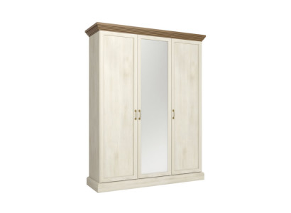 Stoffschrank Kleiderschrank Mehrzweckschrank 2 Kleiderstangen Spiegeltür