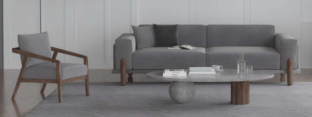 Sofa mit Sessel    Komfort, der immer in greifbarer Nähe ist