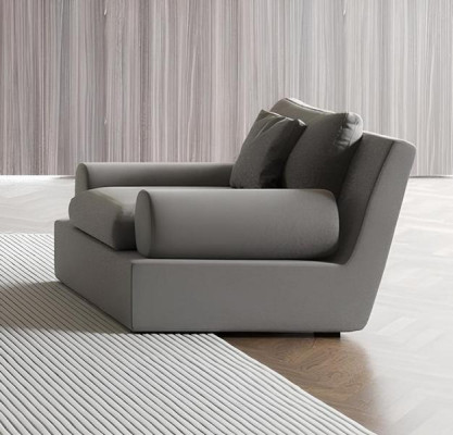 Sessel in modernem Design Ergonomie und Weichheit in einem