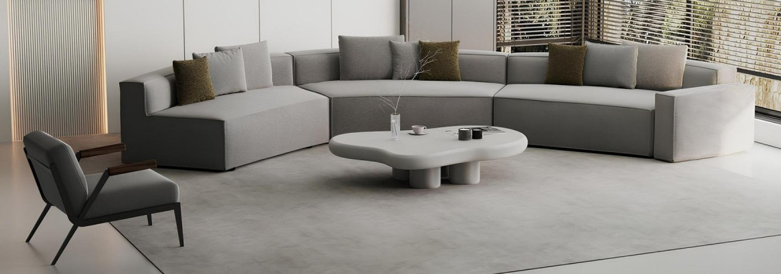 Sofa mit Sessel für das Wohnzimmer  Ein gemütlicher Akzent im Interieur