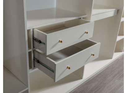 Kleiderschrank Glas Luxus Design modern Schlafzimmer 234 cm groß