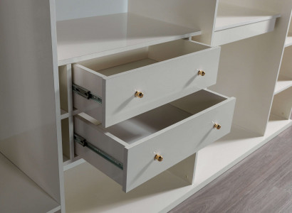 Kleiderschrank Glas Luxus Design modern Schlafzimmer 234 cm groß