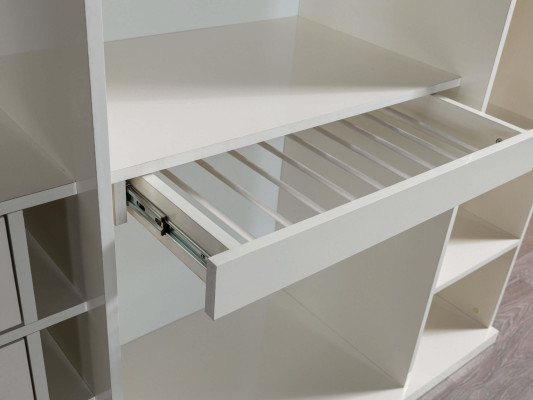 Kleiderschrank Glas Luxus Design modern Schlafzimmer 234 cm groß