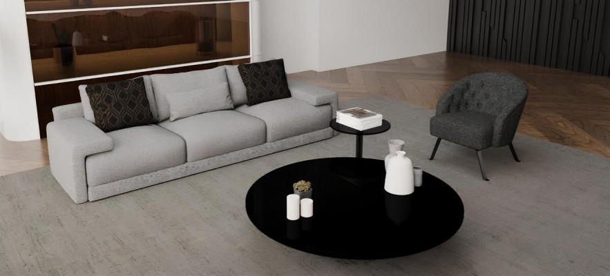Sofa mit Sessel in einem stilvollen Design Komfort, der stilvoll aussieht