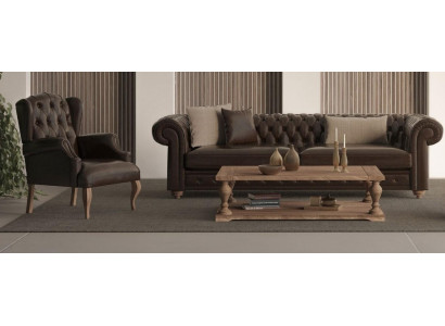 Sofa mit Sessel für das Wohnzimmer Moderne Gemütlichkeit ohne Übermaß