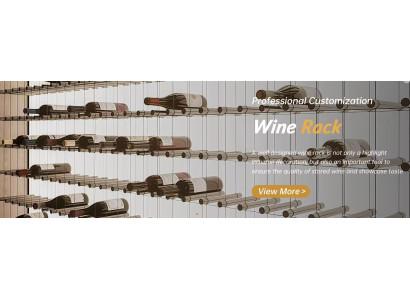 Eleganter schwarzer Weinschrank aus Holz mit modernem Design