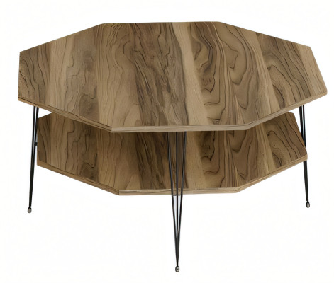 Moderner Couchtisch aus Holz in Braun