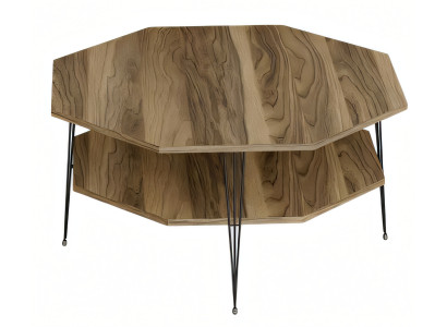 Moderner Couchtisch aus Holz in Braun