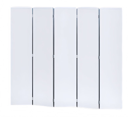 Eleganter weißer Raumteiler aus MDF für stilvolle Raumgestaltung