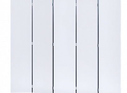 Eleganter weißer Raumteiler aus MDF für stilvolle Raumgestaltung