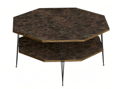 Moderner brauner Couchtisch aus Holz