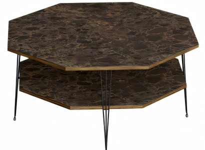 Moderner brauner Couchtisch aus Holz