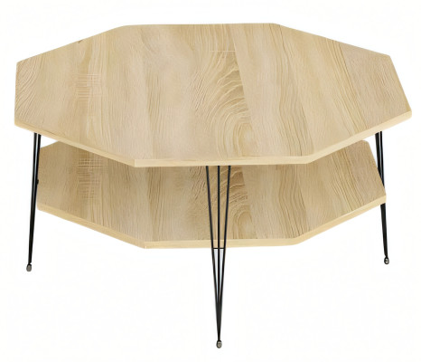 Eleganter brauner Couchtisch aus Holz für modernes Wohnzimmer