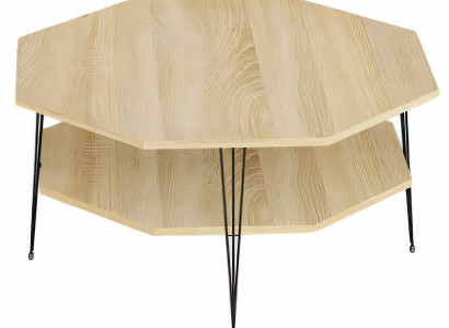 Eleganter brauner Couchtisch aus Holz für modernes Wohnzimmer