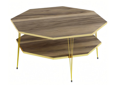 Moderner Couchtisch aus Holz in Braun