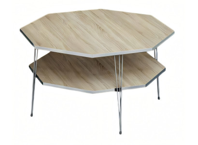 Eleganter brauner Couchtisch aus Holz mit stilvollem Design