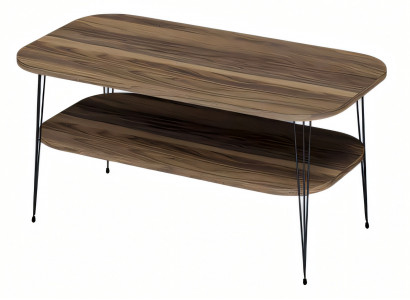 Eleganter brauner Couchtisch aus Holz für modernes Wohnzimmer