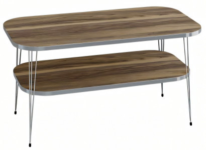 Eleganter Couchtisch aus Holz in warmem Braun für modernes Wohnzimmer