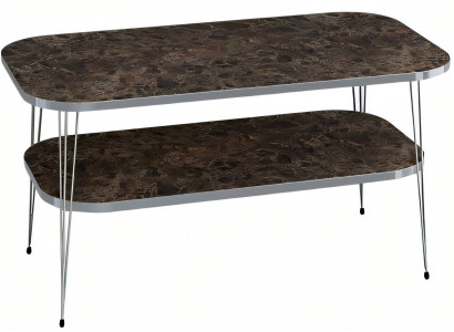 Eleganter brauner Couchtisch aus Holz für modernes Wohnzimmer