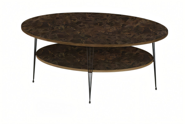 Eleganter Couchtisch aus Holz in Braun für modernes Wohnzimmer