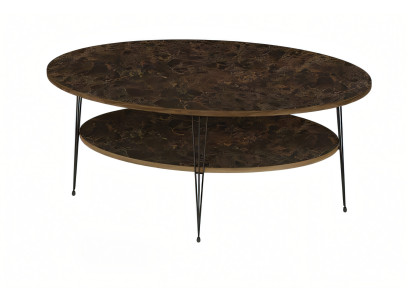 Eleganter Couchtisch aus Holz in Braun für modernes Wohnzimmer