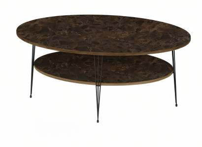 Eleganter Couchtisch aus Holz in Braun für modernes Wohnzimmer