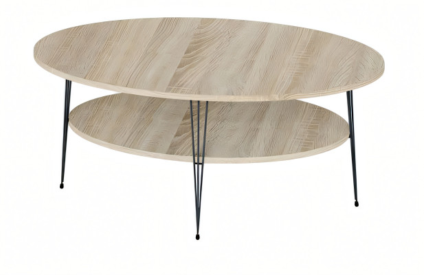 Eleganter brauner Couchtisch aus Holz mit modernem Design