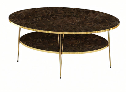 Eleganter brauner Couchtisch aus Holz für modernes Wohnzimmer