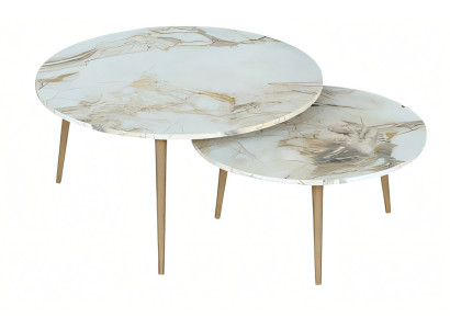 Mehrfarbige Holz-Beistelltische im modernen Stil, langlebig