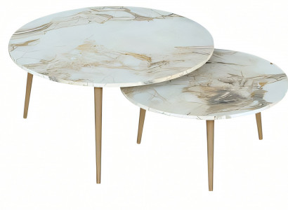 Mehrfarbige Holz-Beistelltische im modernen Stil, langlebig