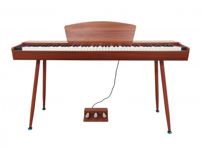 Digitales Klavier Piano Heimklavier Digital Keyboard 135cm Kirschrot