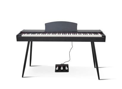 Digitalpiano Braunes Piano Stage Klavier Hochglanz Heimklavier