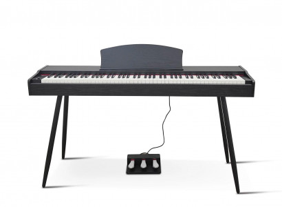 Digitalpiano Braunes Piano Stage Klavier Hochglanz Heimklavier