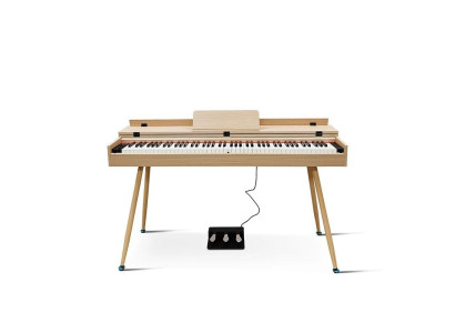 Hellbraunes Piano Digitalpiano Stage Klavier Hochglanz Heimklavier