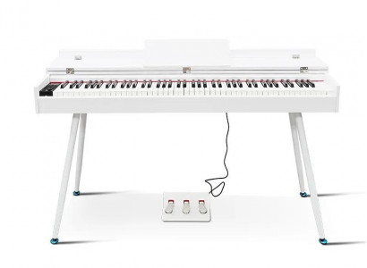 Piano Digitalpiano Stage Klavier Hochglanz Weißes Heimklavier