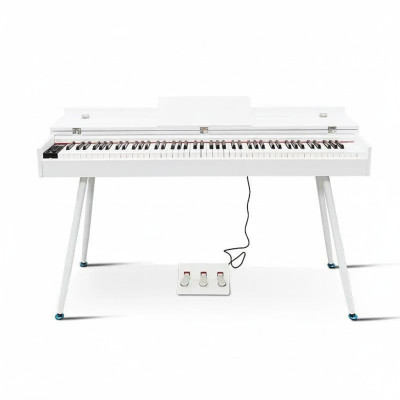 Piano Digitalpiano Stage Klavier Hochglanz Weißes Heimklavier