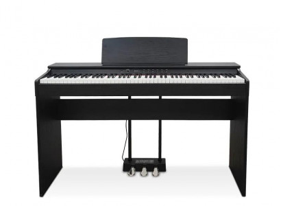 Digitales Klavier Piano Heimklavier Digital Keyboard 137cm Schwarz