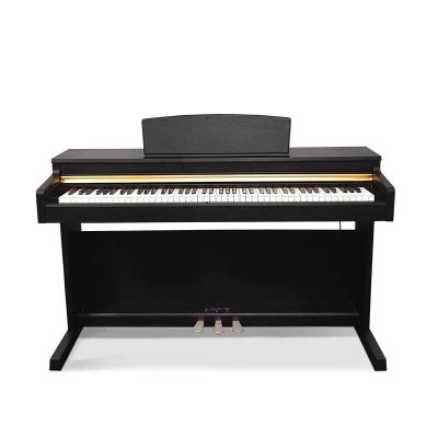 Digitales Klavier Piano Heimklavier Digital Keyboard 137cm Schwarz