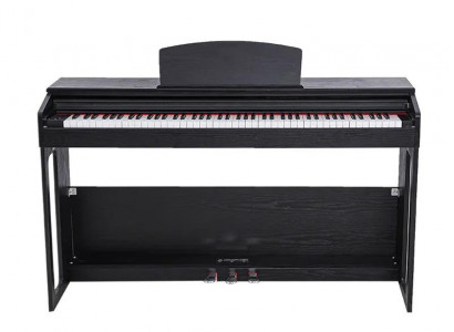 Digitales Klavier Piano Heimklavier Digital Keyboard 138cm Schwarz
