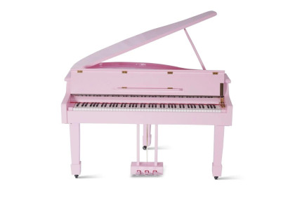 Rosa Flügel Klavier Digitalpiano Flügelklavier Hochglanz Piano