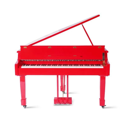 Roter Flügel Klavier Digitalpiano Flügelklavier Hochglanz Piano