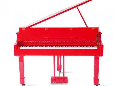 Roter Flügel Klavier Digitalpiano Flügelklavier Hochglanz Piano