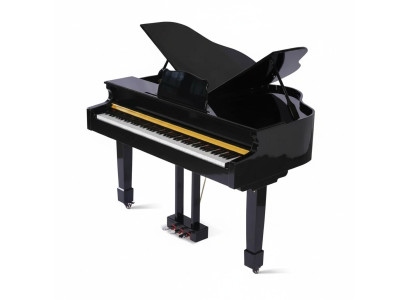 Schwarzes Klavier Digitalpiano Flügelklavier Hochglanz Piano Klaviere