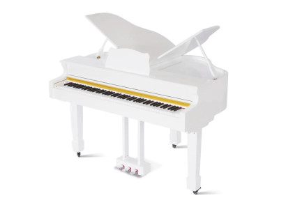 Weiß  Klavier Digitalpiano Flügelklavier Hochglanz Piano Klaviere