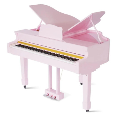 Pinkes Klavier Digitalpiano Flügelklavier Hochglanz Piano Klaviere